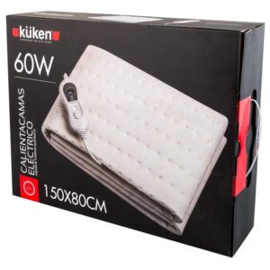calienta camas eléctrico 60w 150x80cm