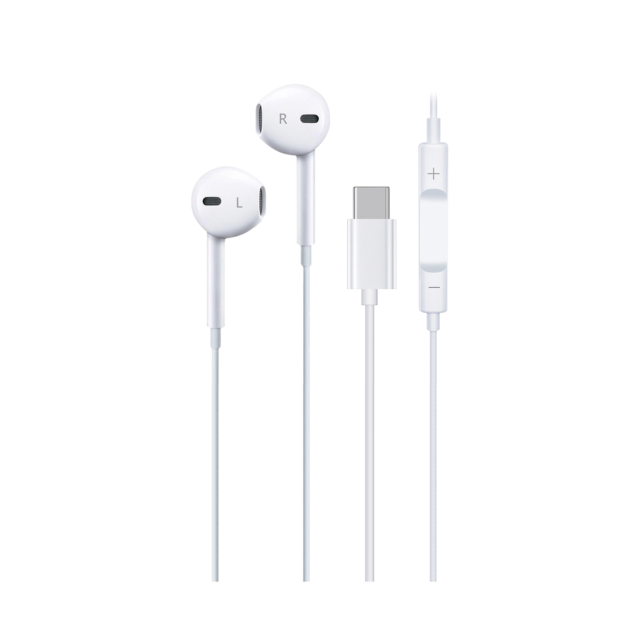 AURICULARES CABLE TIPO-C BLANCOS KÜKEN