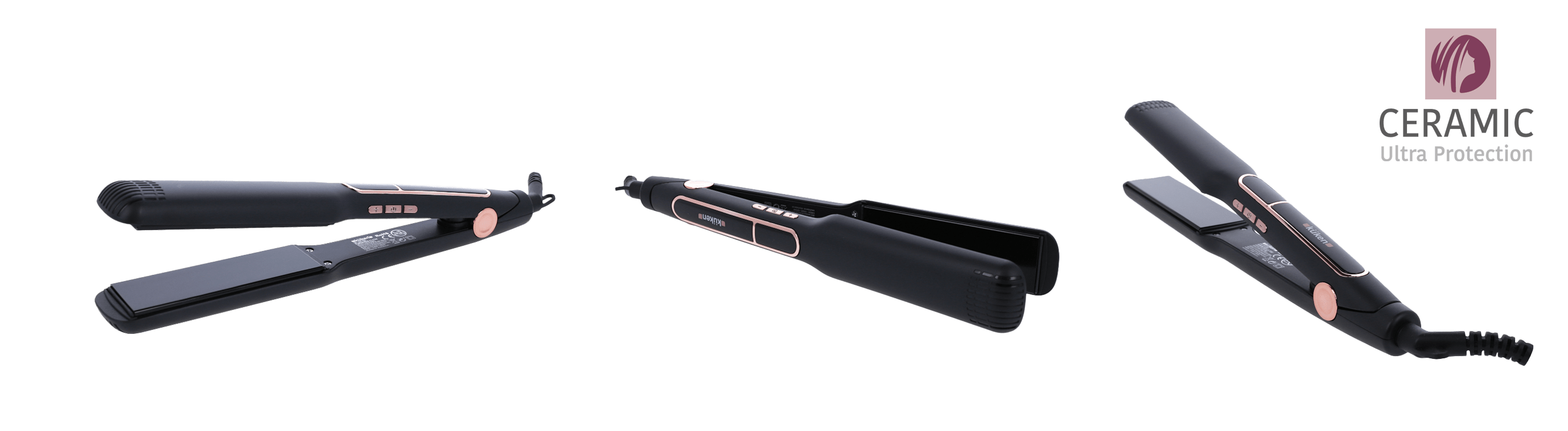 Plancha de pelo Küken con placas de ceramica: alisa y cuida la salud de tu cabello